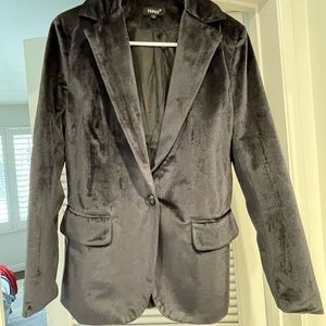 Black velvet jacket